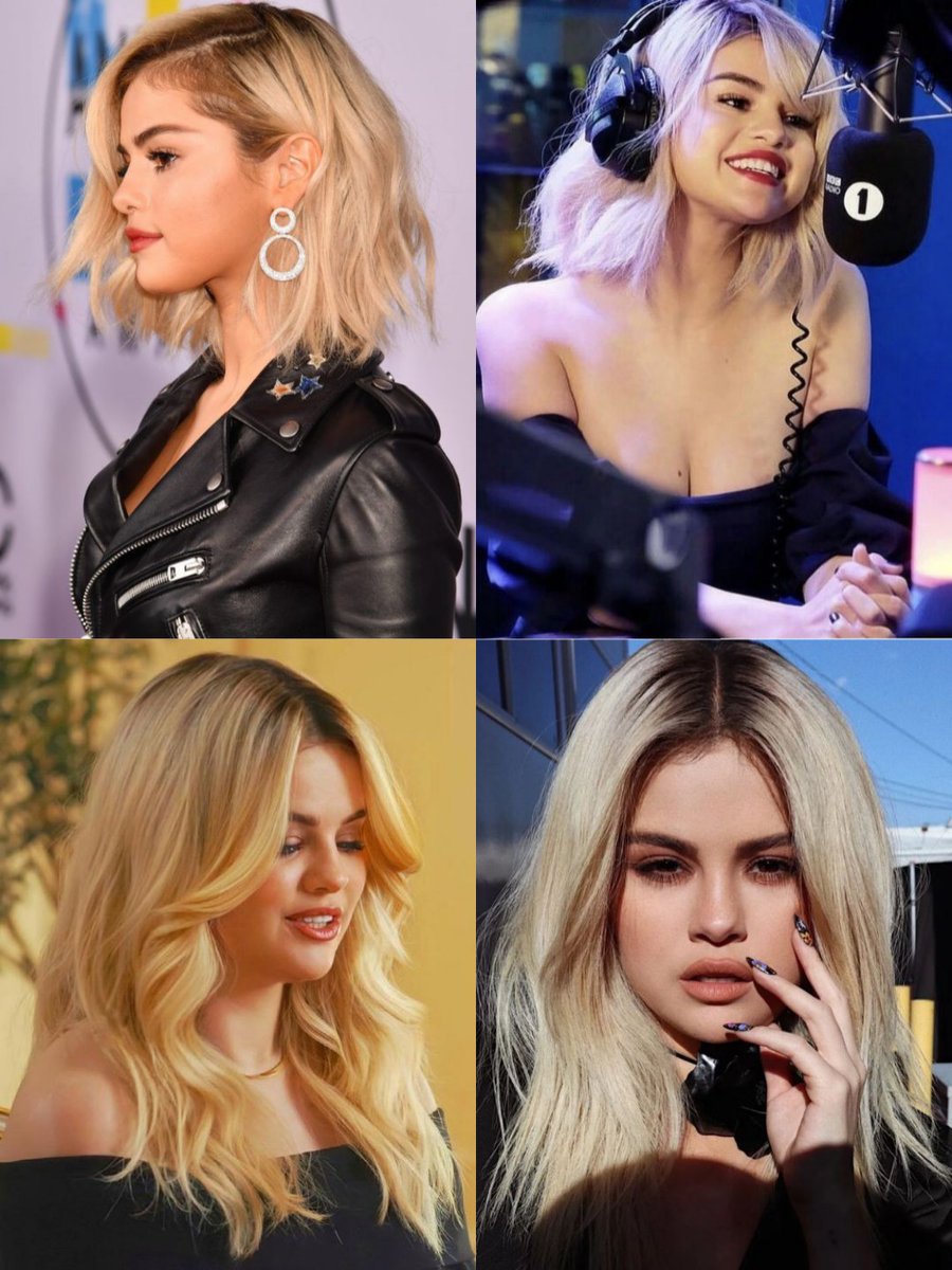 Selena Gomez as blonde hits different