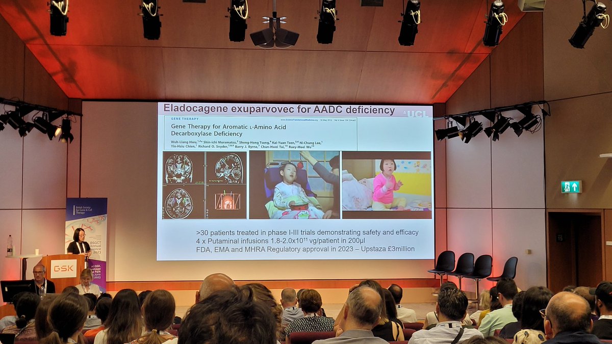 A wonderful talk on #GeneTherapy for motor neuron disorders from <a href="/DrJo_Ng/">Joanne Ng 伍仲昕</a> at <a href="/_BSGCT/">BSGCT</a> annual conference this morning.

Incredible to see reversal of debilitating symptoms.