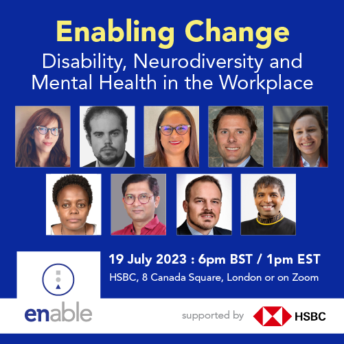 Very pleased to be speaking at <a href="/INvolvePeople/">INvolve</a> &amp; <a href="/HSBC_UK/">HSBC UK</a> 's panel on 19 July, to discuss the launch of the inaugural global Enable Role Models list alongside Reena Parmar and Becky Do.

You can register for this event or for a virtual panel celebration at enable.involverolemodels.org/role-model-lis….