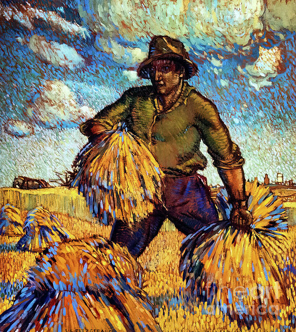 New artwork for sale! - "The Harvester by LeMoine FitzGerald 1921" - fineartamerica.com/featured/the-h… @fineartamerica