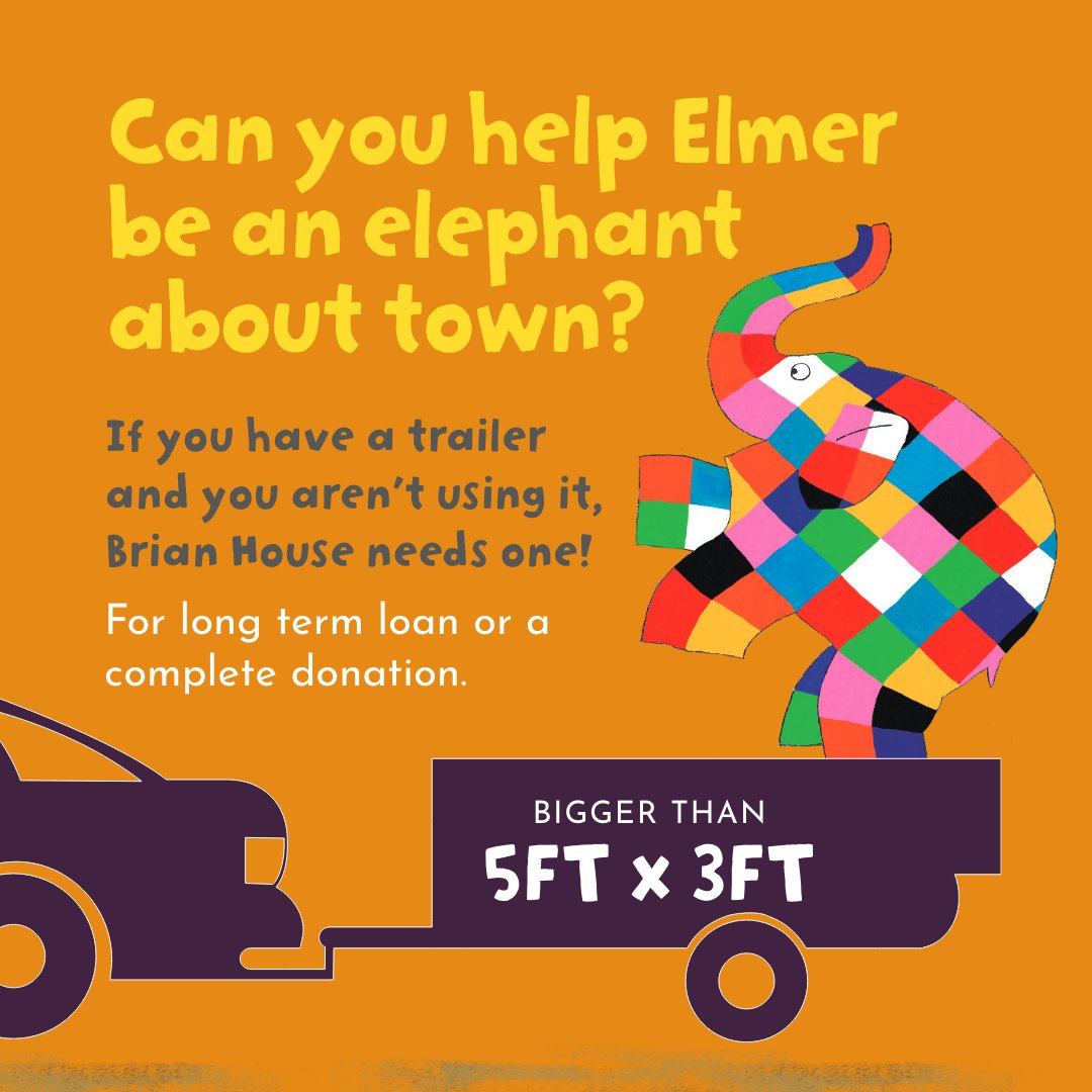 ElmerBlackpool (@elmerblackpool) on Twitter photo Are you all ears, because we need your help 👂
If you or someone you know has one that they could loan us or even better, donate, we would love for you to get in touch.
Please email our Chief Elmer Transporter/Lifter Danny Hickes at danny.hickes@nhs.net Are you all ears, because we need your help 👂
If you or someone you know has one that they could loan us or even better, donate, we would love for you to get in touch.
Please email our Chief Elmer Transporter/Lifter Danny Hickes at danny.hickes@nhs.net