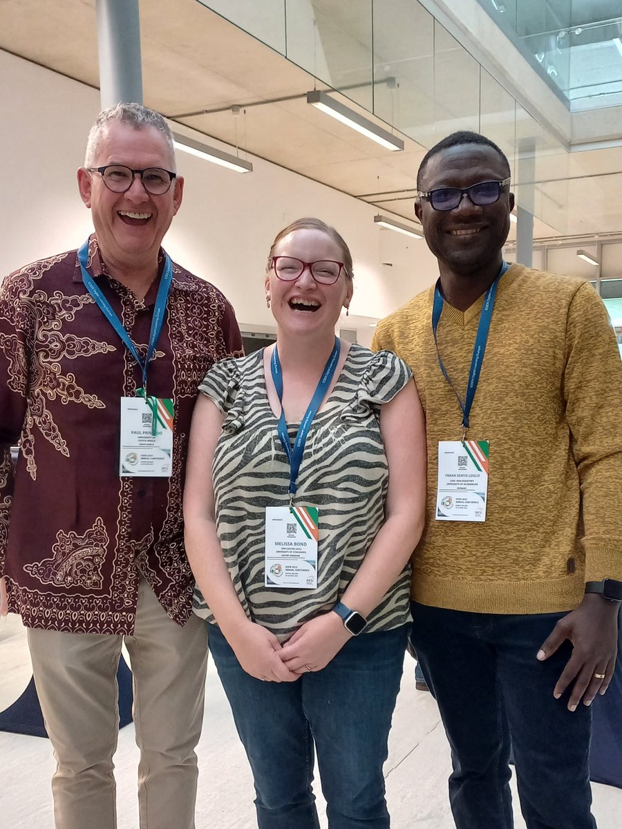 What an absolute joy it was to be reunited with <a href="/14prinsp/">Paul Prinsloo 🇸🇩🇿🇦🏳️‍🌈</a> &amp; <a href="/Frank_Loglo/">Frank Senyo Loglo</a> at #EDEN2023. I think this photo captures it perfectly, thanks to John Bai🥰 (<a href="/_COER_/">COER</a>).