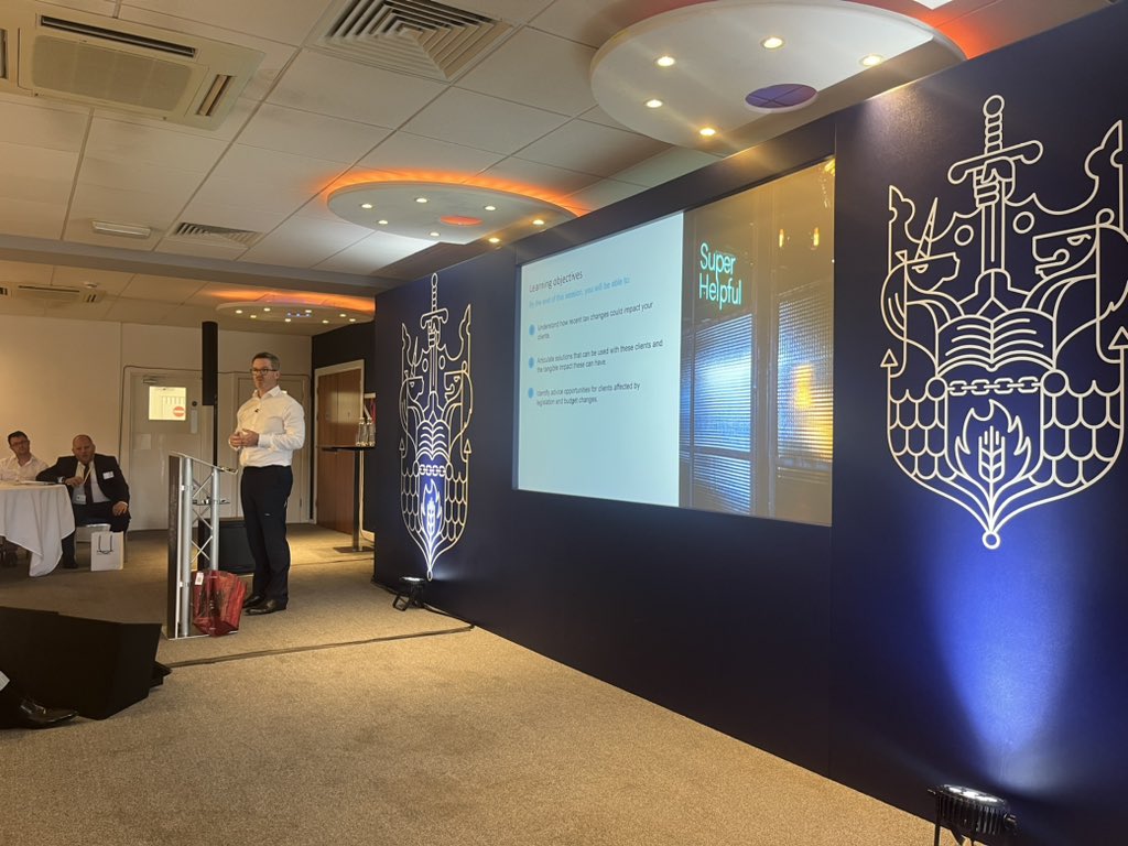 PFS_HD's tweet photo. Last @pfsconf session before lunch @Octopus_UK James Warburton talking about budgets and tax just as the @bankofengland raises interest rates yet again…. https://t.co/0OfbgNTncN