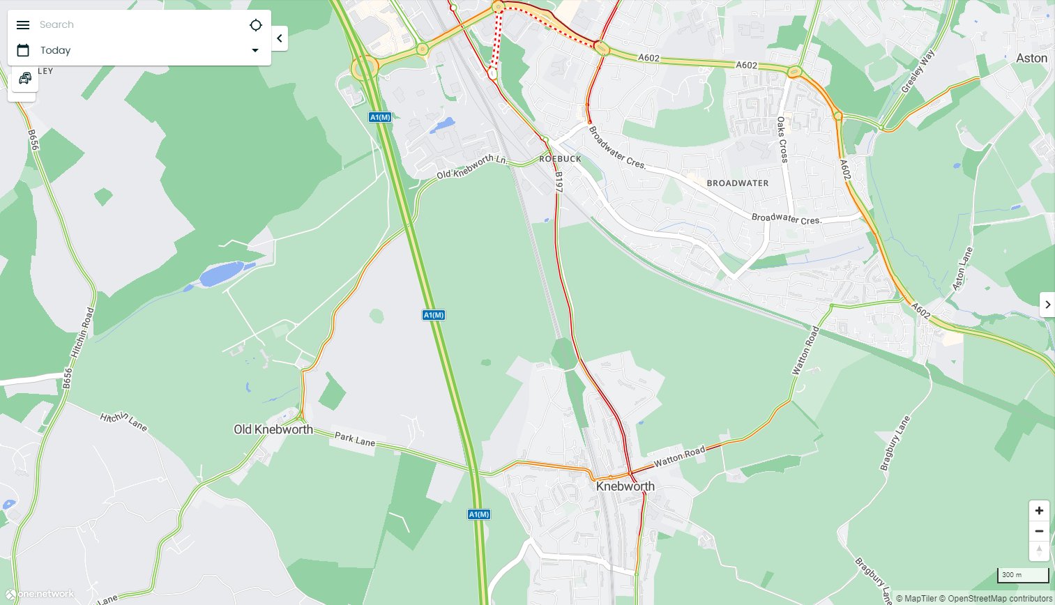 HCC Highways on Twitter "DELAYS Knebworth B197 London Road DELAYS