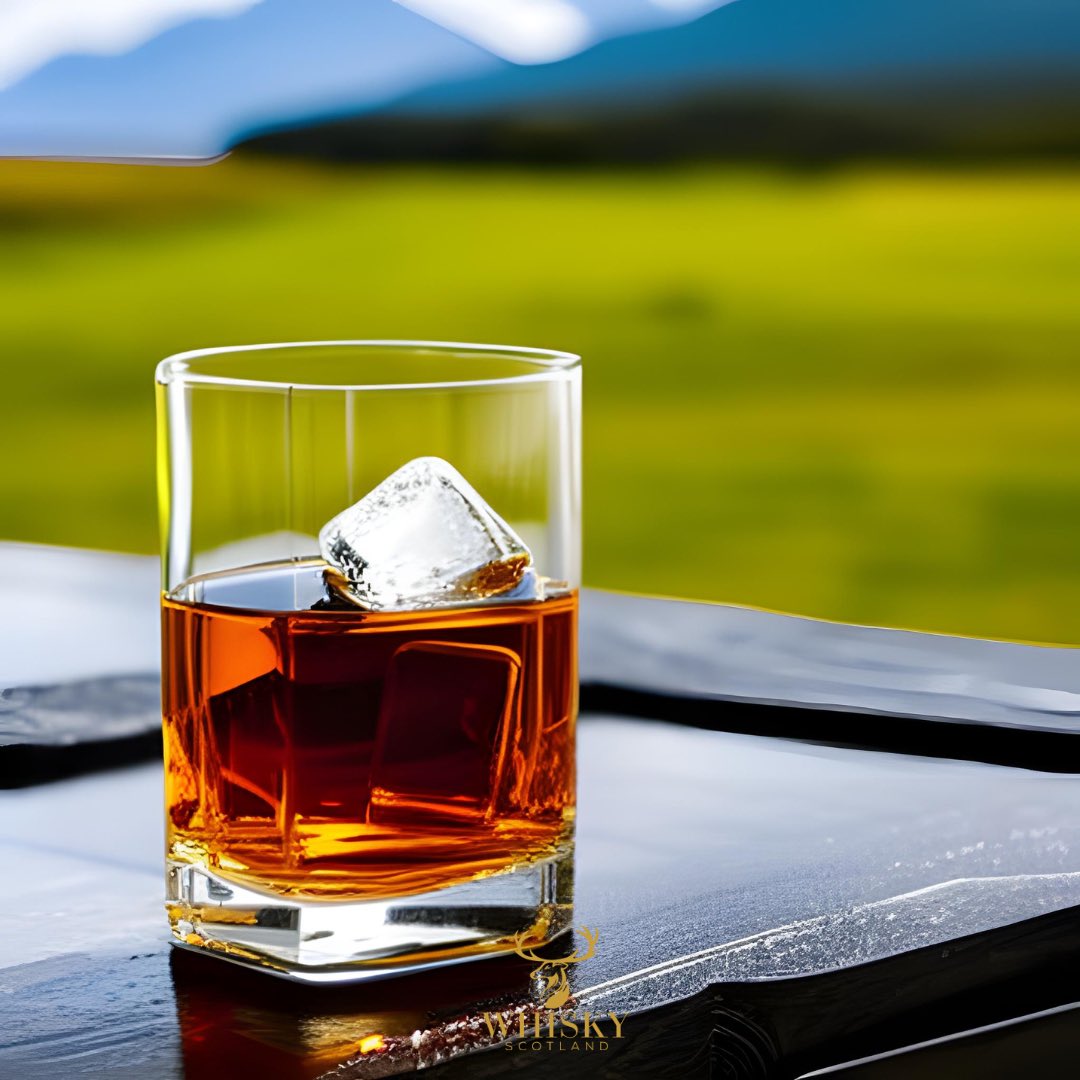 WhiskyScotland_'s tweet photo. Savouring the finer things in life with a perfect blend of flavors and a breathtaking view. 🥃✨ There's something truly magical about enjoying a glass of #whisky amidst nature's beauty. Cheers to moments like these that rejuvenate the soul and ignite the senses! 🌅🥃 #Whiskey https://t.co/VFUf8a7FLE