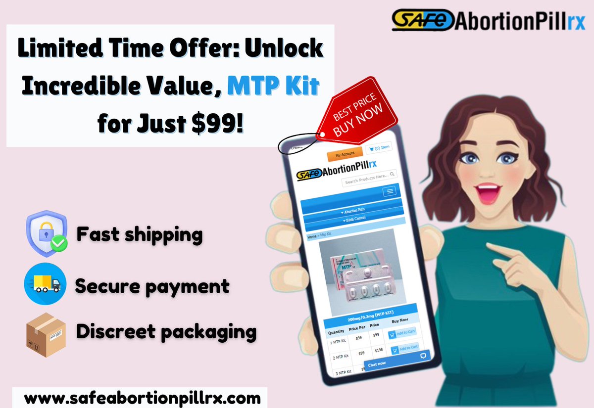 Michell15066941's tweet photo. Don't miss out on our exclusive limited-time offer on #MTPKit! For only $99, gain access to an incredible package that guarantees immense value. Hurry, this offer won't last forever!👉https://t.co/N1aKLrTm4Z
#Abortionpills #offer #AbortionIsHealthcare #buymtpkitonline https://t.co/TJT7Zcjwc5