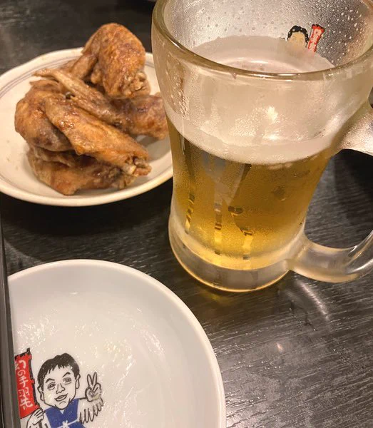 手羽先 食べたかったのおおおお 胡椒っ辛くて旨い