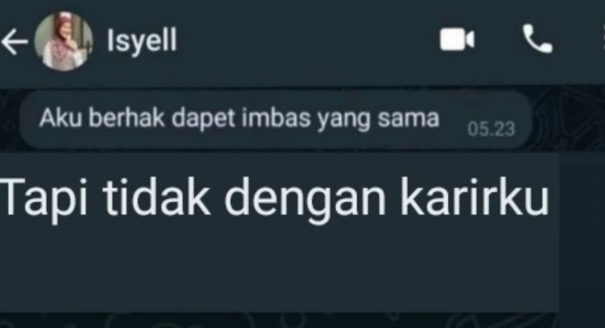 KBukaan's tweet photo. Jgn ngarep ya gaes karna cancel kultur itu hanya berlaku utk rakyat jelata. Gapapa porak poranda yg penting karirq tetap meroket 🚀 https://t.co/3t5N1bGOGT