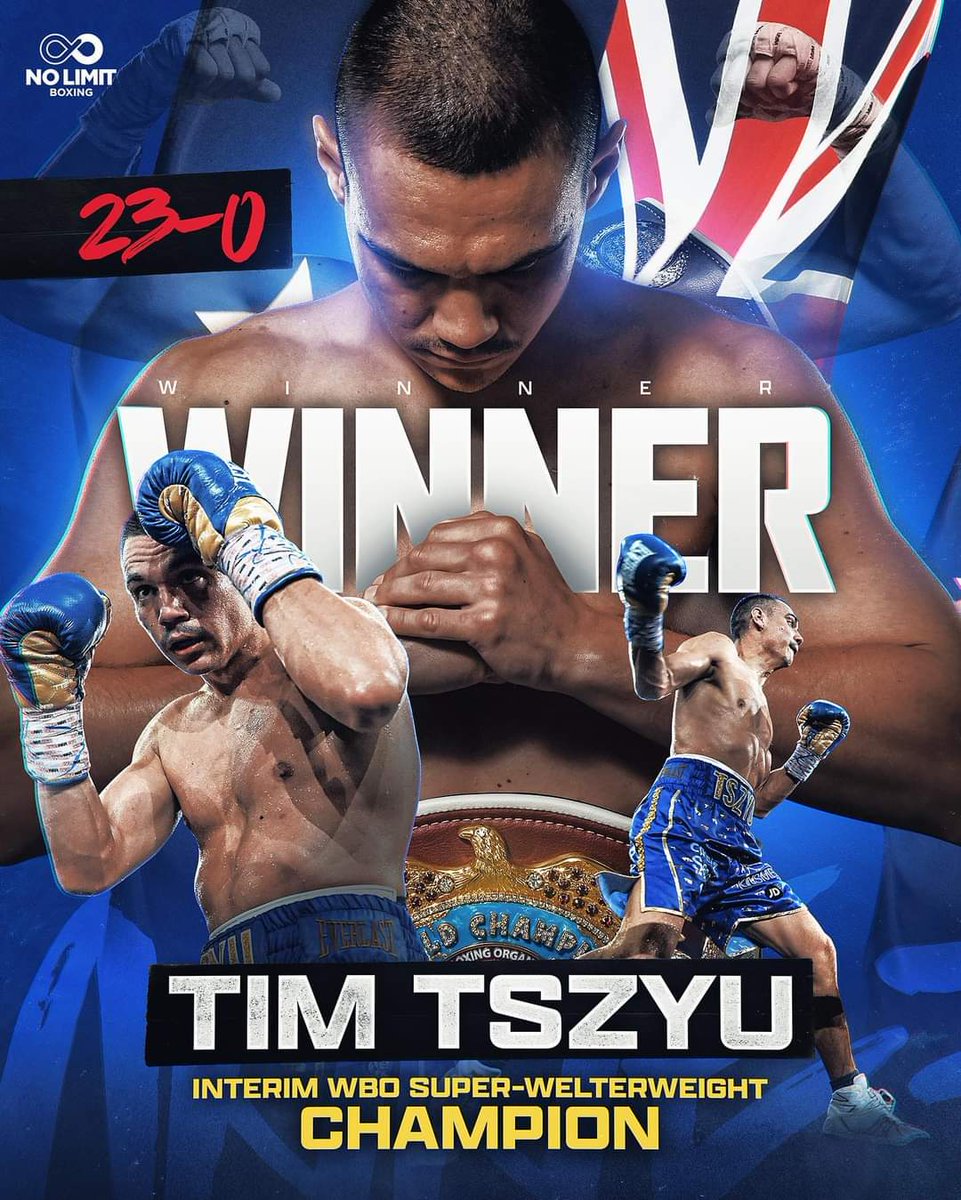Congratulations to @Tim_Tszyu and @NoLimit_Boxing for another stellar performance over the weekend. 

Next up, Jermell Charlo!

#tszyuocampo
#sportsvisa