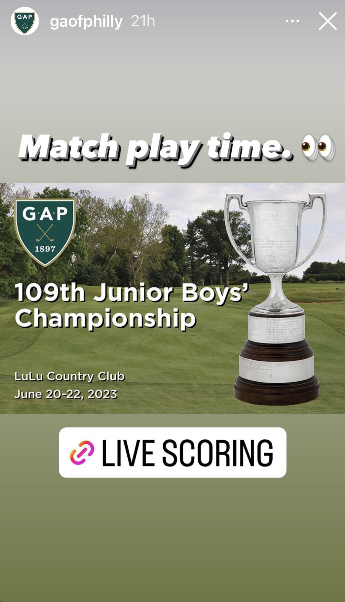 LuLu Country Club on Twitter "Good luck to LuLuCC1912 John Stevenson in today’s GAofPhilly
