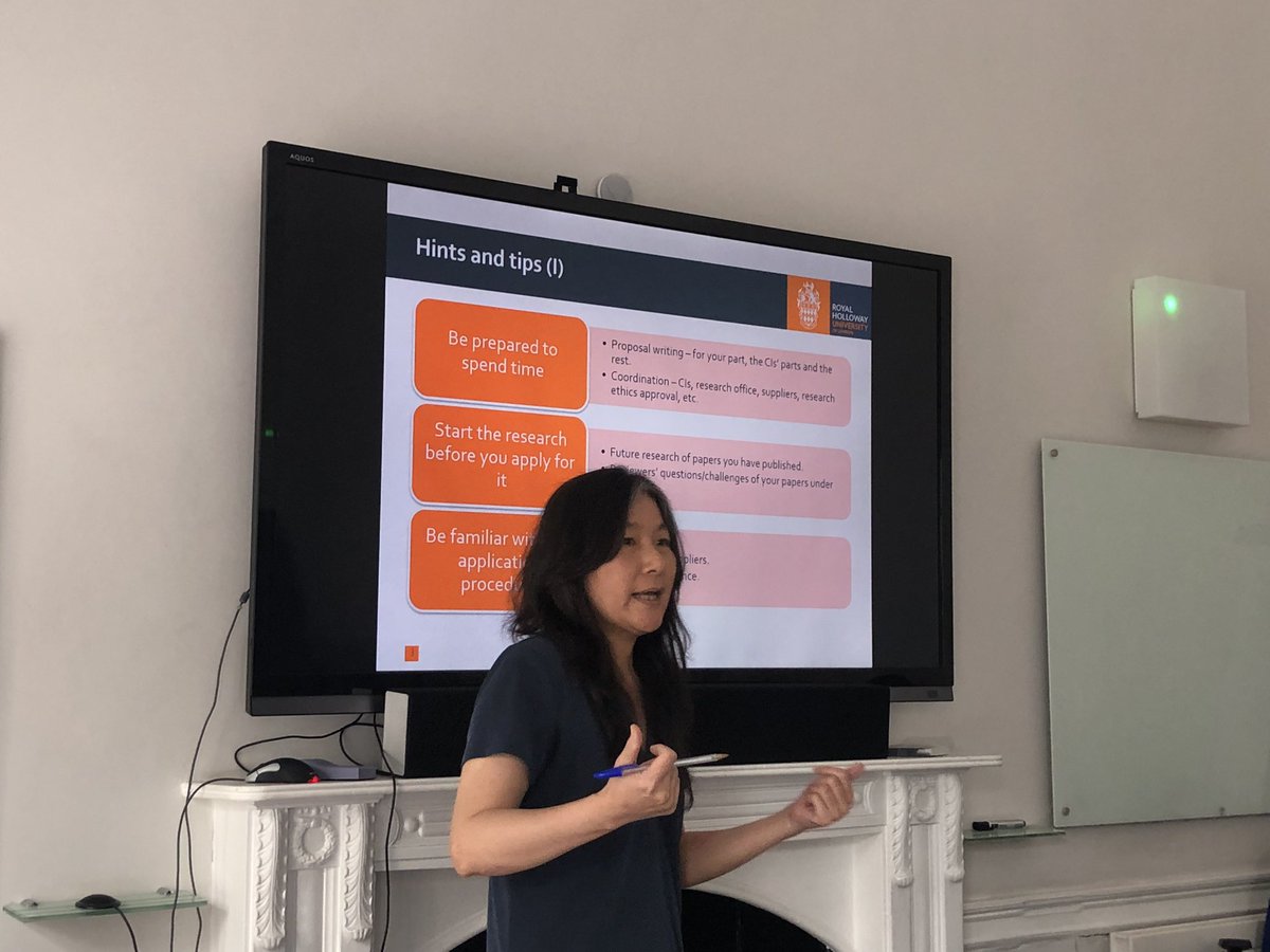 RHUL_SIBE's tweet photo. Kicking off our SIBE department Away Day from our beautiful Central London campus, with presentations on research and scholarships grants by Dr Hsing-Fen Lee and Dr Anica Zeyen ( @anica_zeyen ) ! @RHULManagement https://t.co/bcAmgiyJVs