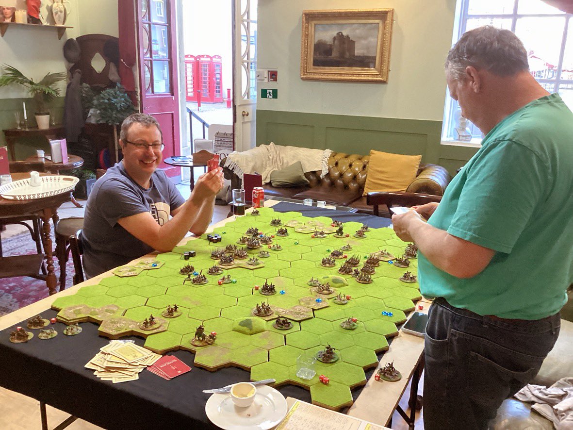 Some shots of last night’s modelling and miniature gaming at the cafe, planning next month’s meeting already!

Don’t forget it’s Strategy and role-playing night tonight from 6.30pm.

letsxcapecafe.co.uk

#welovenewark #cafeculture #cafe #boardgamecafe #boardgame