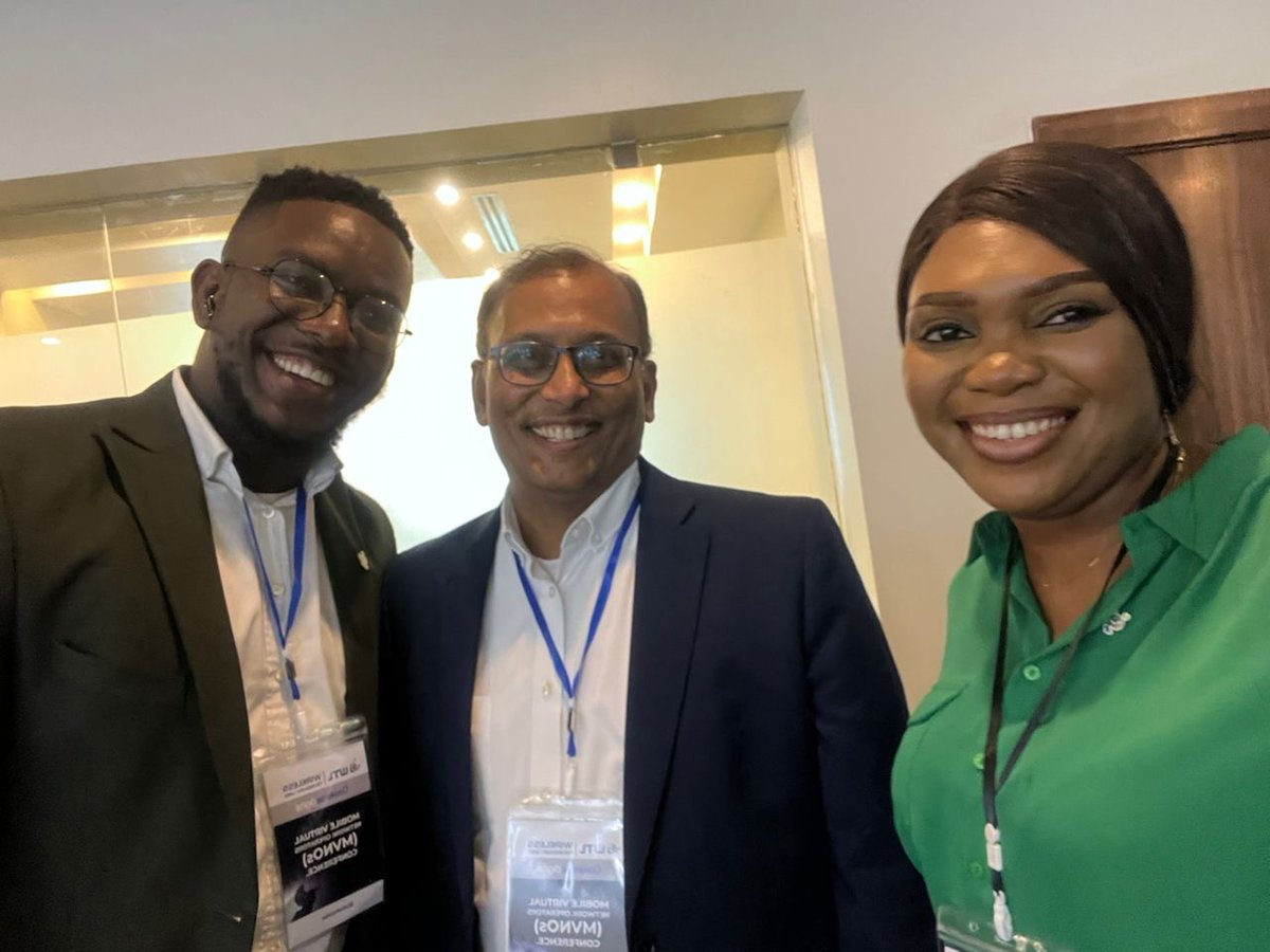 Our Partner Acquisition and Sales Lead <a href="/AlexUdensi2/">A.O.U</a> @rachealtotimi and our Sales Associate Rachael Rotimi-Richards at the MVNO (Mobile Virtual Network Operator) Conference organised by WTL <a href="/WTechLabs/">Wireless Technology Labs</a>(Wireless Technology Ltd.) 🚀