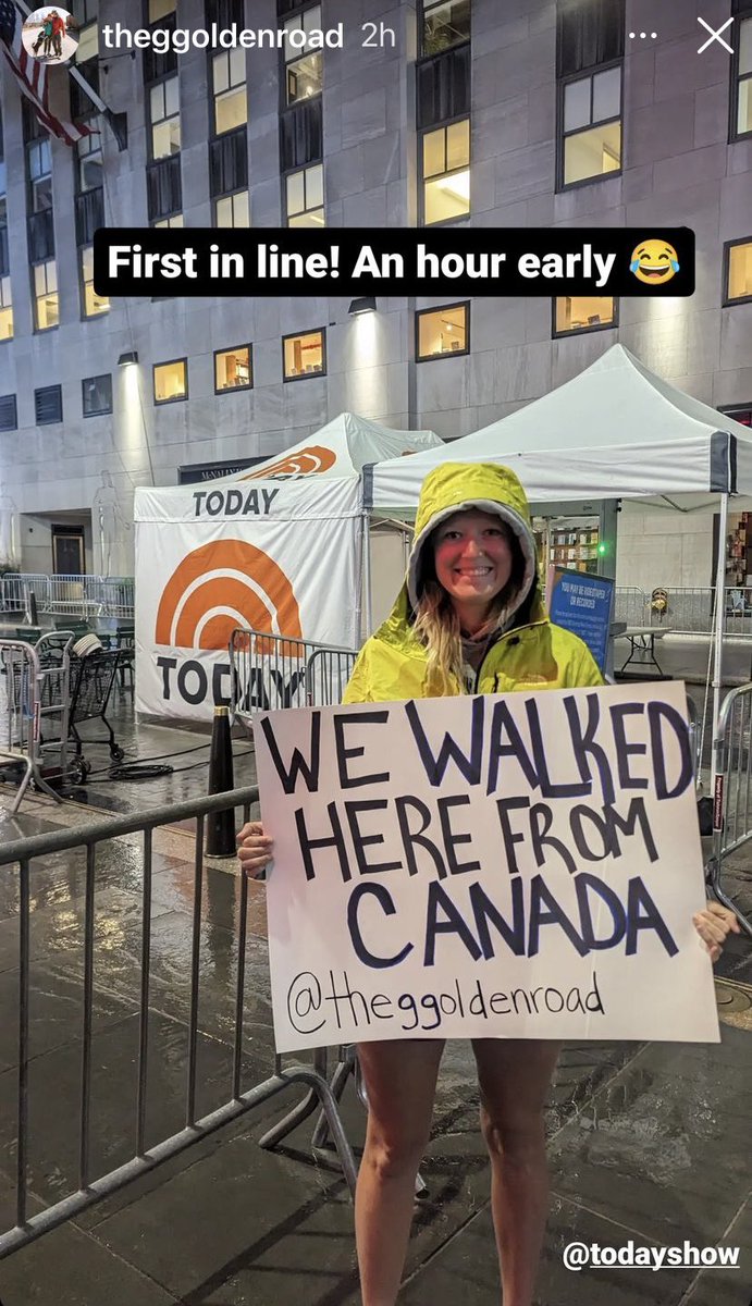 nativeporter's tweet image. Hey @TODAYshow please give @theggoldenroad some #airtime #eastcoastgreenway #walkacrossamerica #elevateyouthday