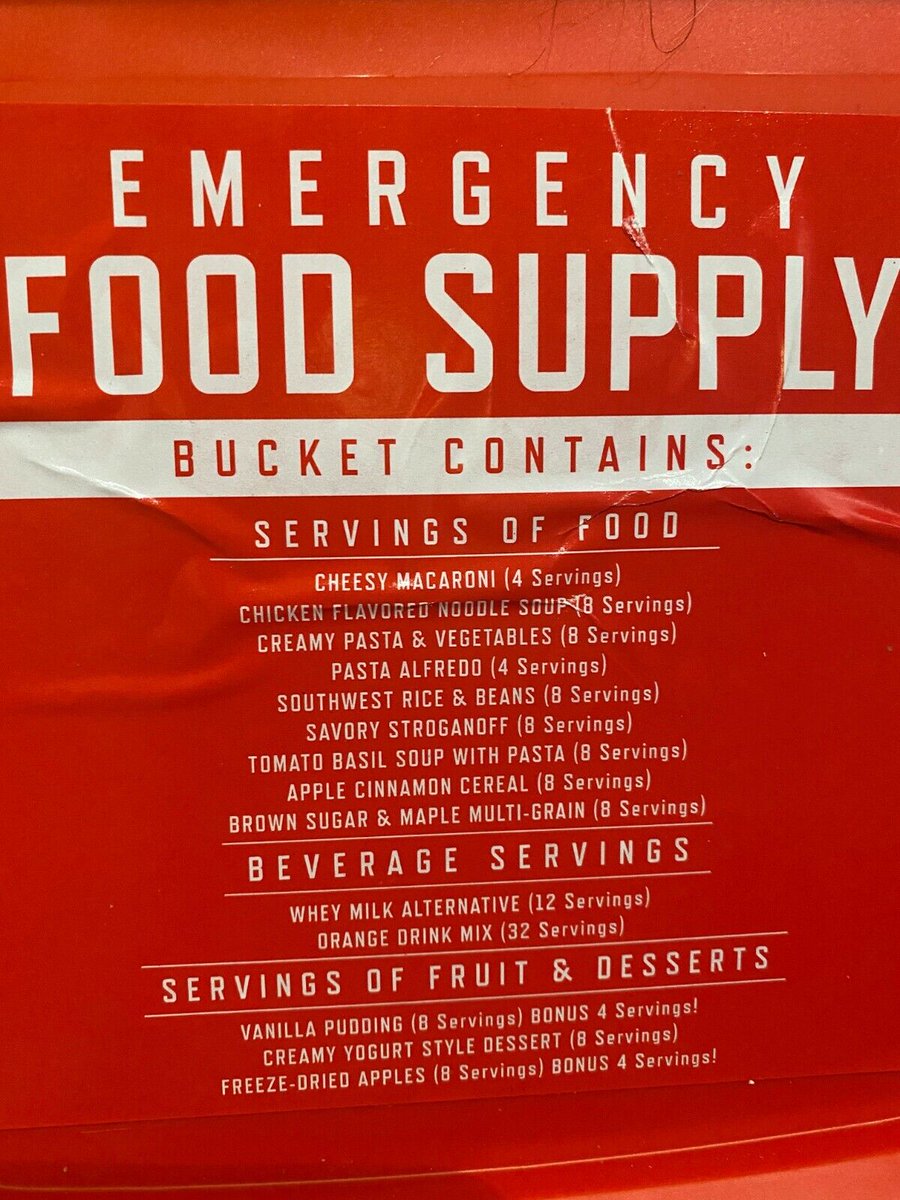 Governments worldwide have been notified of what is coming. If you and your family are going to survive, you better stock up on good long term emergency food supplies like these ReadyWise meals with a 25 year self life. Good luck and God help us all: amazon.com/Wise-Company-1… #ad
