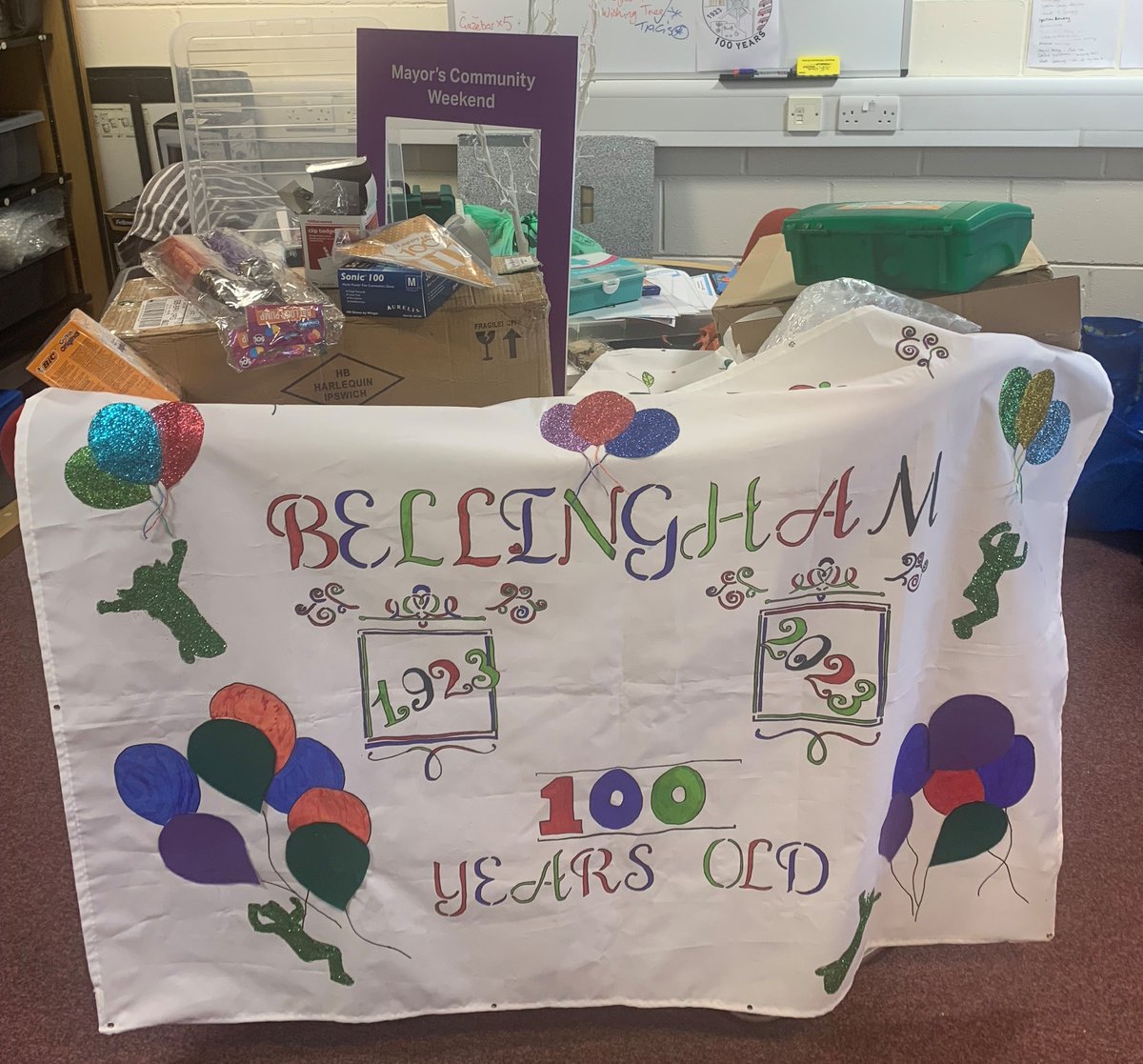 Full steam ahead with Festival prep. Going to be a busy one today but we're nearly there 🥳