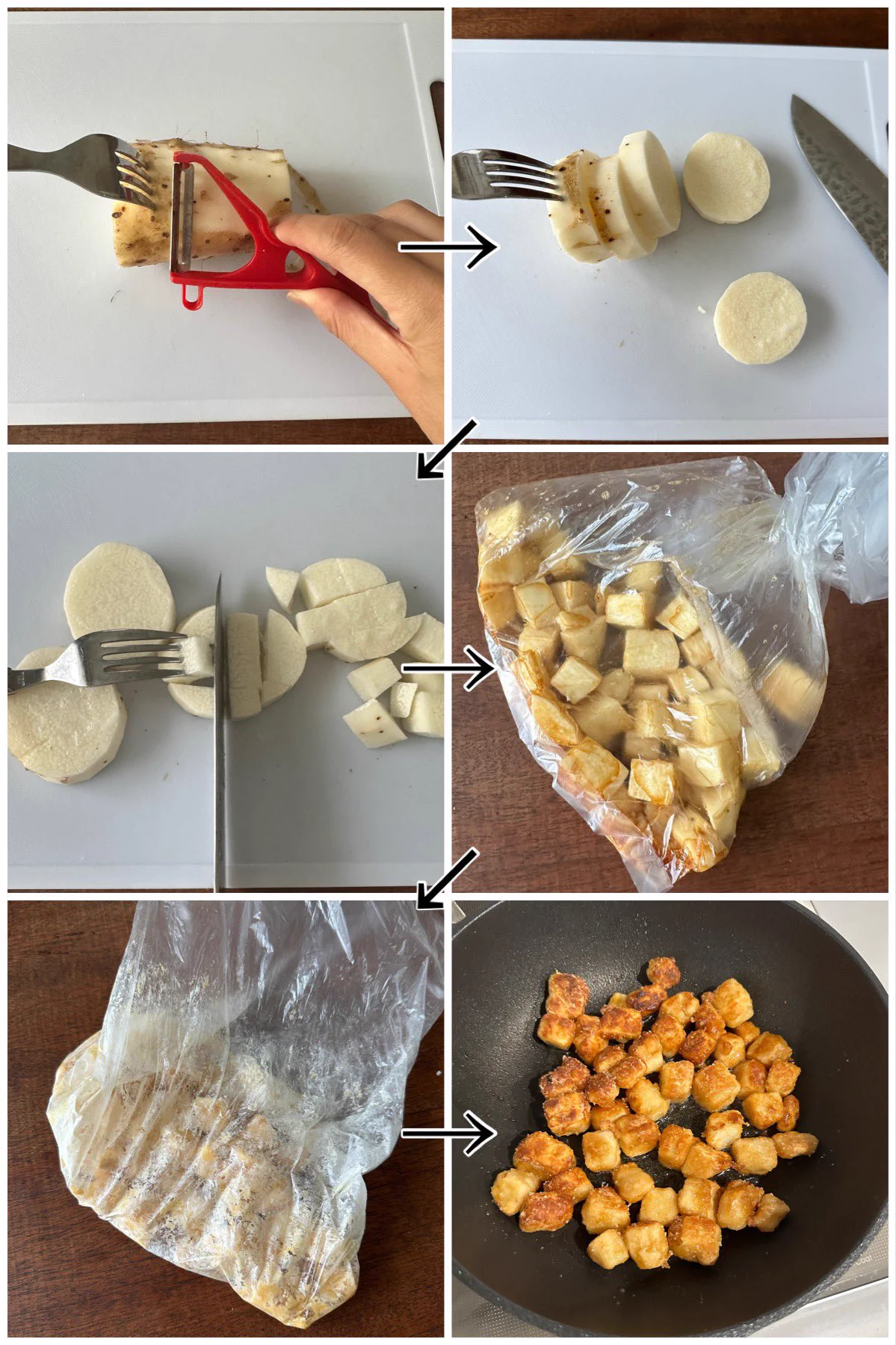 ほぼ長芋を手で触らずに作れちゃう！？長芋の美味しさが最大限に詰まった「フライド長芋キューブ」。