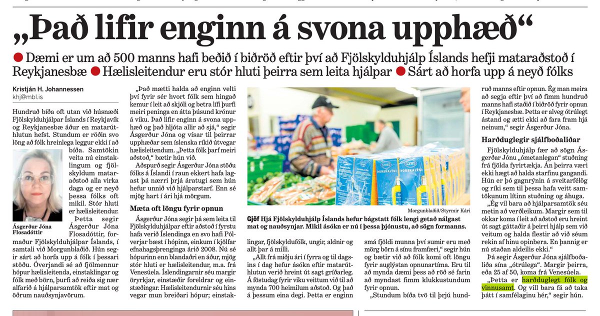 Kemur svo bara í ljós að "þetta fólk" frá Venesúela sem er búið að úthúða sakað um að sliga félagslega kerfið, er ekki bara með meiri atvinnuþáttöku en Íslendingar heldur hellir sér líka af fullum krafti í aðstoða aðra. Líklega ættum við að taka þeim fagnandi...