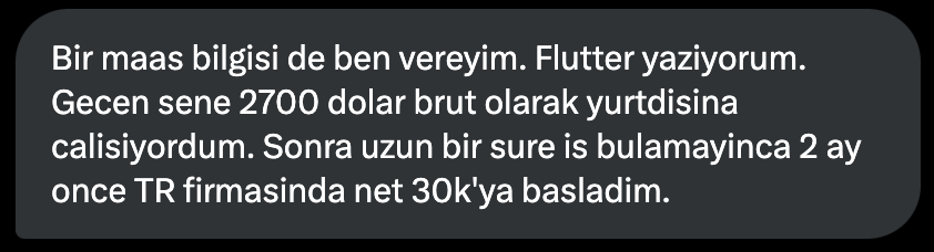 Bu flutter'da ne varmış böyle ya herkes flutter yazıyor.