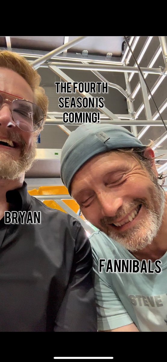 I started crying while watching the sad Hannibal edits. Bryan! We missed so much, man! We missed him so much. We want you to announce the new season and have Hugh in that photo. Please! God! Pls! @BryanFuller #Hannibal #HannibalXRewatch #SAVEHANNİBAL #StreamingHannibal