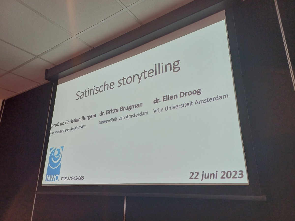 Christian Burgers (@cfburgers) on Twitter photo De zaal op #cday23 van <a href="/Logeion/">Logeion</a> staat al klaar voor de workshop over satirische storytelling met <a href="/DroogEllen/">Ellen Droog</a> en <a href="/BrittaBrugman/">Britta Brugman</a> over ons onderzoek in het <a href="/NWOFunding/">NWO Funding</a> Vidi project. <a href="/UvA_ASCoR/">ASCoR | @UvA_ASCoR@akademienl.social</a> <a href="/communicationVU/">VU Communication Science</a> De zaal op #cday23 van <a href="/Logeion/">Logeion</a> staat al klaar voor de workshop over satirische storytelling met <a href="/DroogEllen/">Ellen Droog</a> en <a href="/BrittaBrugman/">Britta Brugman</a> over ons onderzoek in het <a href="/NWOFunding/">NWO Funding</a> Vidi project. <a href="/UvA_ASCoR/">ASCoR | @UvA_ASCoR@akademienl.social</a> <a href="/communicationVU/">VU Communication Science</a>