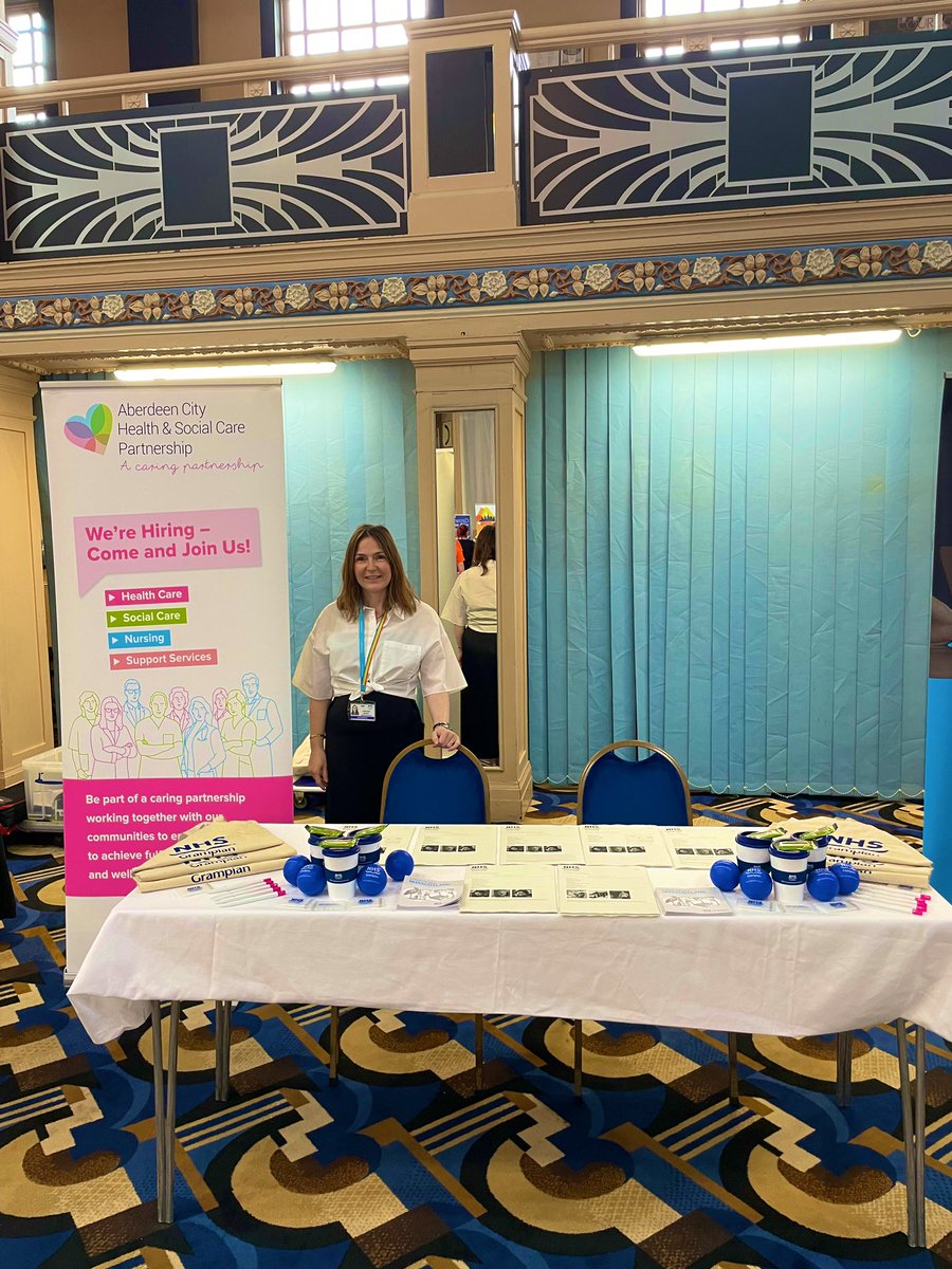 Earlier this week, colleagues and I attended the @AbzWorks Careers Fair to represent @NHSGrampian and @HSCAberdeen. The event was a great success and it was lovely to meet many potential future employees!