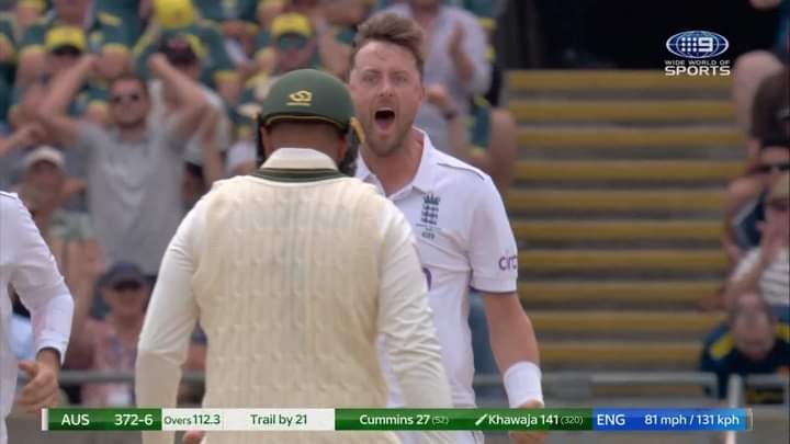 2017, Rabada got a demerit for screaming 'F#ck off'at Stokes 2018, Rabada got a demerit for screaming 'Yes'at Warner 2020, Kagiso Rabada gets a demerit for screaming in Root's vicinity 2023 Robinson screaming 'F#ck of you f#cking prick'at Khawaja is 100% okay with the ICC.