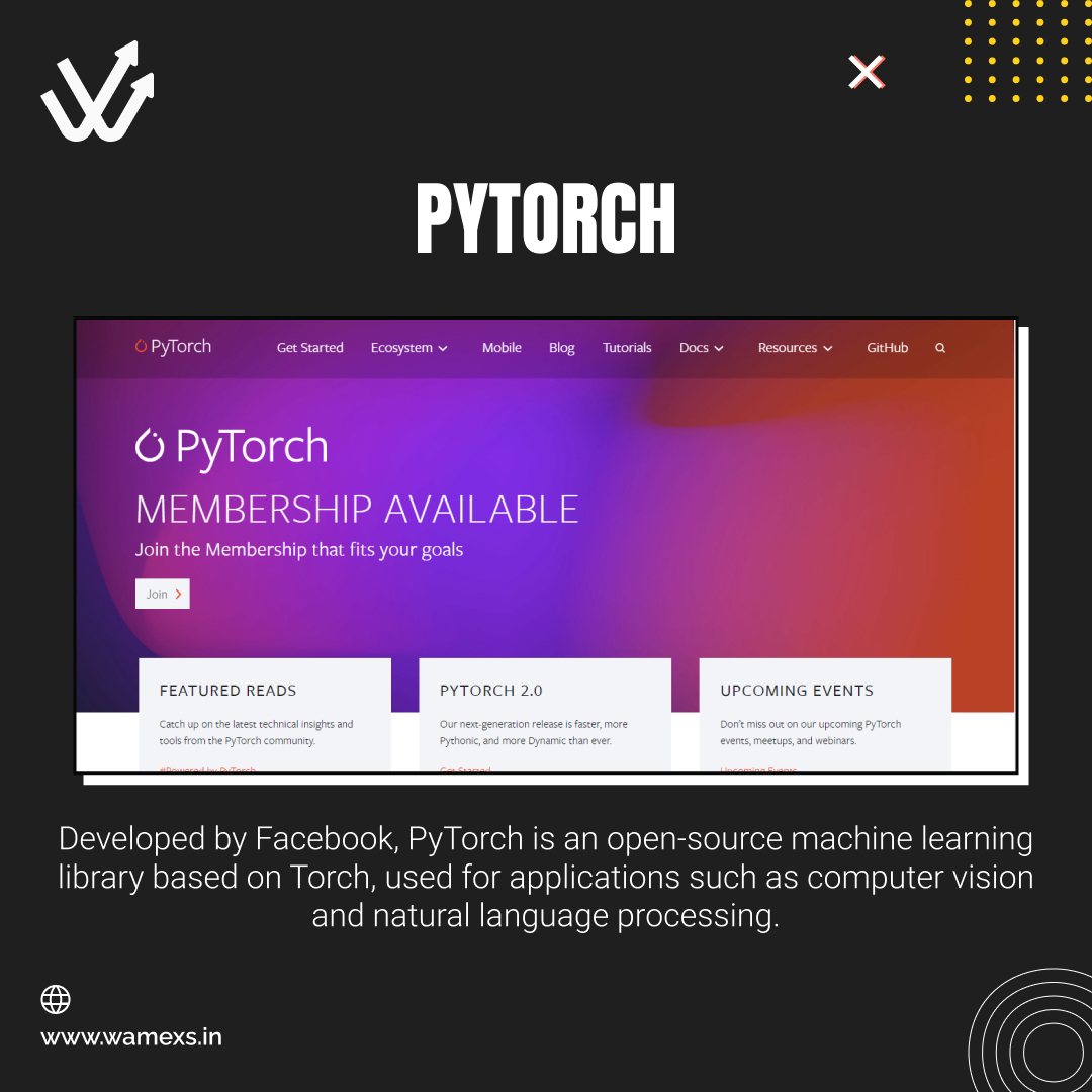Wamexssolution's tweet image. Attention all programmers! 📷
Are you looking for an AI tool to take your coding skills to the next level? Look no further! 📷
#programmingtools #AItools #codersofinstagram #AI #aitools #aitools2023 #PyTorch #theano #keras #TensorFlow #programming #programminglife