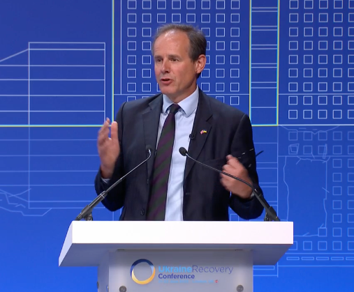 TheHALOTrust's tweet image. James Cowan, CEO of HALO: &quot;The key to #demining Ukraine is speed. This is not going to be like Afghanistan. The Ukrainians don&apos;t want us to be there in 30 years&apos; time.&quot; #URC2023