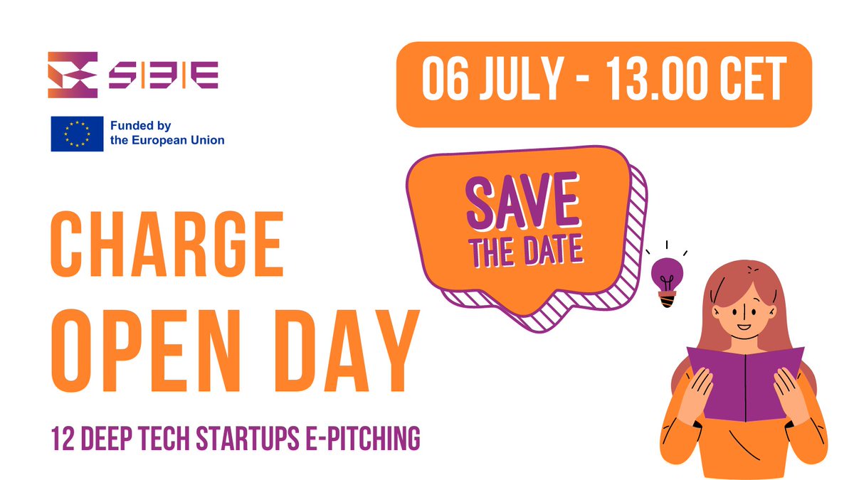 EU_EISMEA's tweet photo. Are you an #investor, business angel or #innovation agency interested in #deeptech?

🇪🇺-funded @south3e'll organise an online open day to give the chance to the selected South European #startups to pitch their business ideas.

🗓️6 July, 13:00 CET

More ℹ️: https://t.co/ceQbR0SHmP https://t.co/MtUMDto6zz