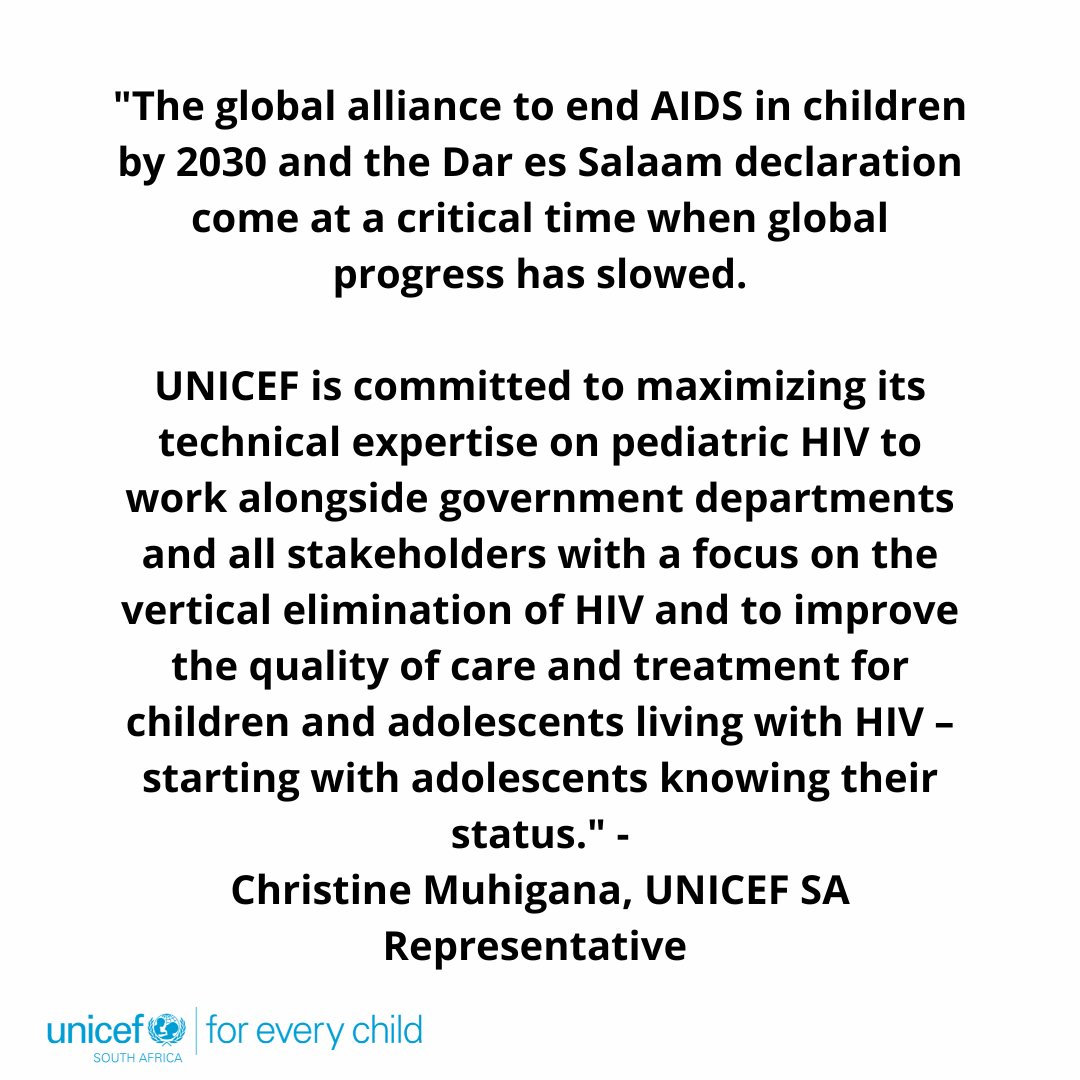 Speaking at the 11th #RSAAIDSConf in Durban, KwaZulu-Natal, UNICEF South Africa Representative @C_Muhigana highlighted the challenges in HIV/AIDS-related care and treatment services and reiterated UNICEF's commitment to helping #EndAIDS in children by 2030.