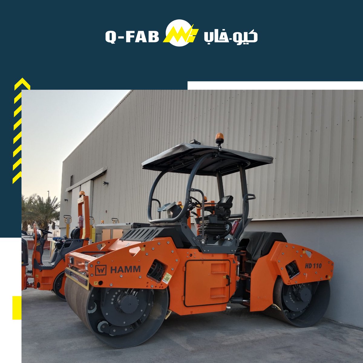 QFAB_QA's tweet photo. Q-Fab takes pride in delivering Hamm Rollers with top technology, helping our customers save costs and increase productivity and profitability. Check out these pictures of our recent delivery of rollers to complete the Asphalt fleet for one of our prestigious clients. https://t.co/aCXObHFwtG