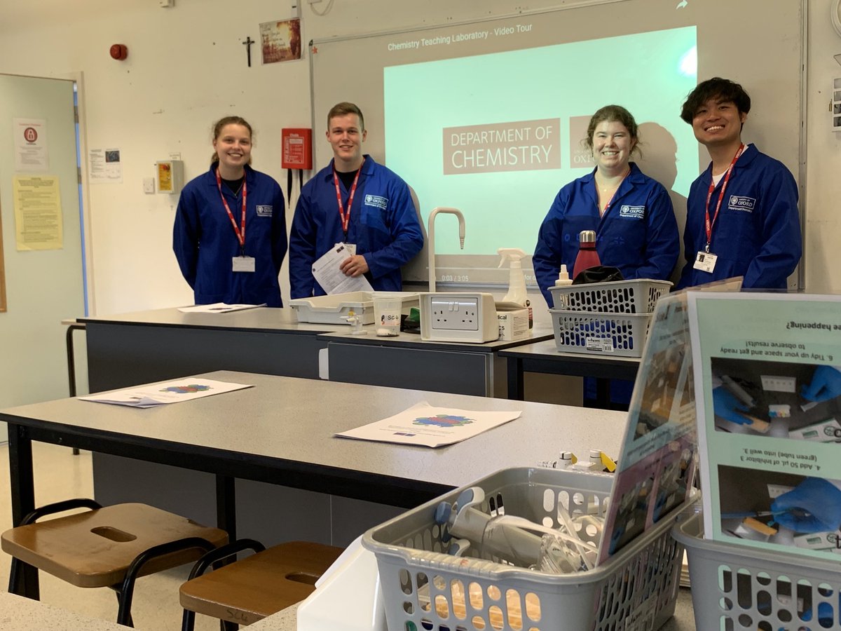 ChemOutreachOxf's tweet photo. Final day of school trials for our brand new Bug Fight! workshop, developed with @IneosOxford & @SchofieldOxford. #AMR #nextgen #OxPER @mplsoxford https://t.co/QRgpjQKfLR