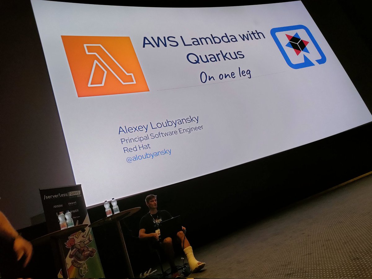 Writing Lambdas with Java?
Let's do it!
"Amazon Lambdas with Quarkus."
<a href="/aloubyansky/">Alexey Loubyansky 🇺🇦</a>

#serverless #cloud #zurich #sdzrh