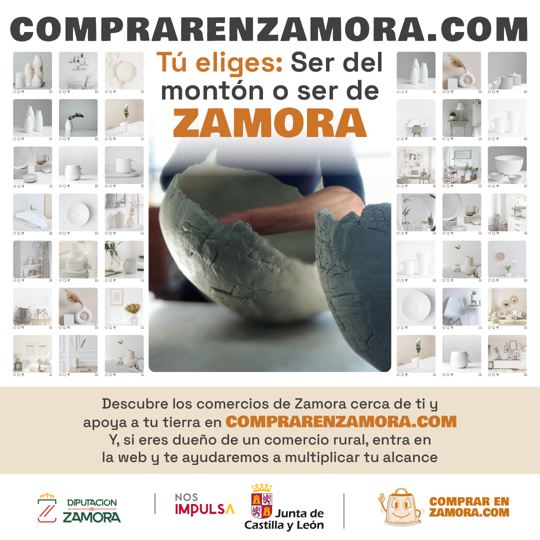 emprendezamora's tweet photo. ¡Adiós a lo común, hola a lo excepcional! 📢
En Zamora, el comercio rompen con lo convencional. 💥
Descubre el encanto único de nuestros productos y tiendas. ✨
#CompraEnZamora
Impulsado por @dipuzamora en colaboración con @jcyl https://t.co/64m1VN3dqI