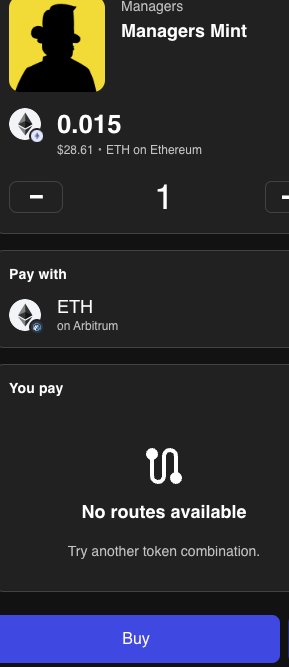FredLuehrs's tweet image. cool thanks for the hint. Unfortunately I see this one -&amp;gt; &quot;No routes available&quot; 

How about @lifiprotocol integrates with @BeamerBridge to guarantee more routes to provide the service? ;) 

Cool idea anyways!