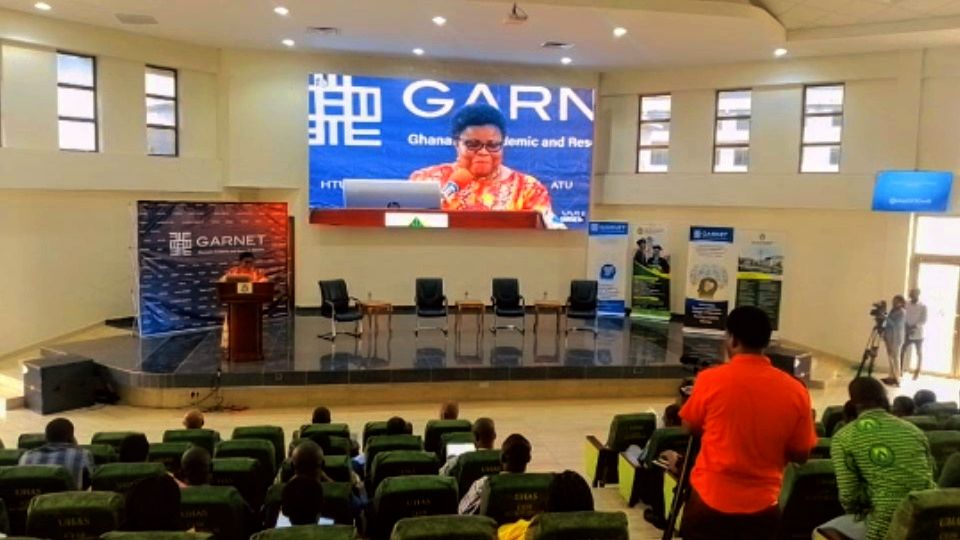 GARNETGHANA's tweet photo. Prof. Lydia Aziato, Vice Chancellor of @UHASGhana welcomed all and sundry to the #GARNET2023 Panel Discussion. She highlighted the growth journey of UHAS and encouraged all to enjoy the beautiful environs of the UHAS campus. https://t.co/RJhkVznwcZ