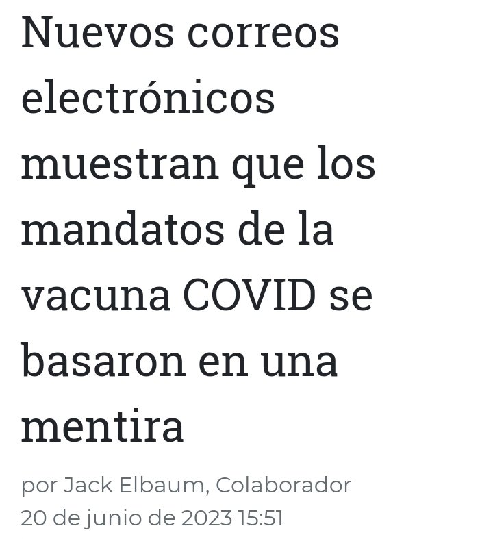 OVNIS_UFOs's tweet photo. ⚠️🚨🇺🇸 🌐#Nuevos #correos #electrónicos #muestran que los #mandatos de la #vacunaCOVID se #basaron en una #mentira | Washington Examiner: #nunca #funcionaron desde el principio. Ni una sola vida salvada. https://t.co/wAo5cfUtPI https://t.co/bzKaXCyiMt