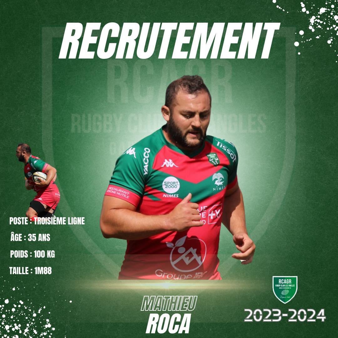 #rugby <a href="/MathieuRoca/">Mathieu Roca</a> a été la première recrue du premier recrue du Rugby Club Les Angles Gard Rhodanien. Il est interview sur <a href="/JuSports30/">JuSports30</a> 
jusports30.com/2023/06/arrete…