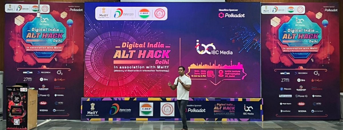 _abhipitti's tweet photo. I have a dream to bring together brilliant young minds and innovation. Alt Hack is where we're getting started to make innovation better. Join us on our extraordinary journey and let's create a future that inspires and aspires. #Althack #YouthInnovation @iitdelhi @GoI_MeitY https://t.co/A4CX3VvvXQ