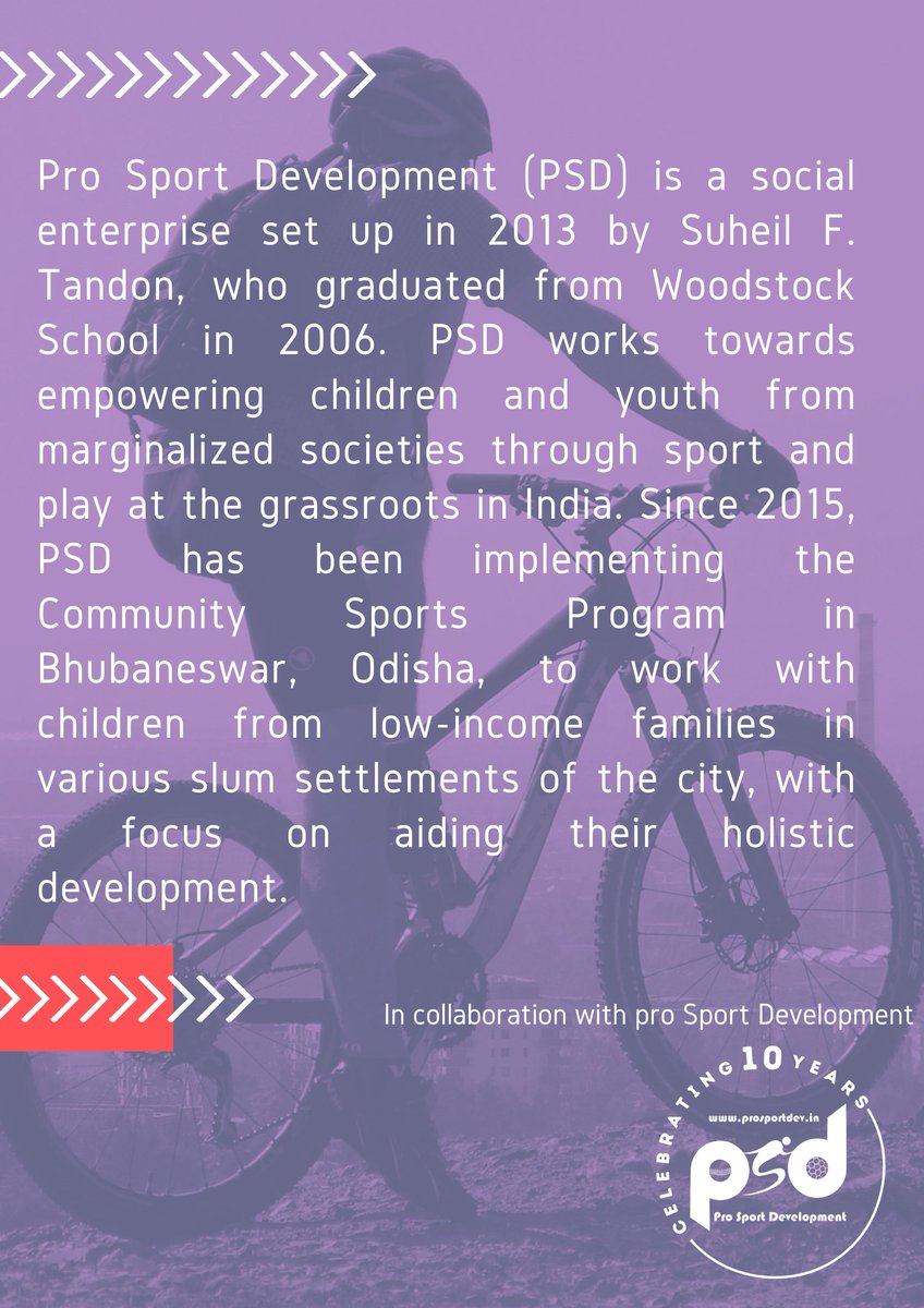ProSportDev's tweet photo. We are excited to partner with the Woodstock School Cycling Team as they cycle a cumulative total of 2500 kms in 15 days, starting 1 July. 5 students and 1 teacher from the team will pedal to raise money for our Community Sports Program.
Donate now - https://t.co/RaaKJqi1KF https://t.co/maazZTugEa