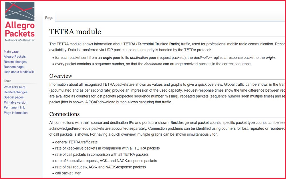 Allegro_Packets's tweet photo. All eyes on #TETRA 👀

Since Release 4.0 the Allegro Network Multimeter supports TETRA (=Terrestrial Trunked Radio).

TETRA traffic is used for professional mobile radio communication, e.g. amongst emergency services. 📻

For more information visit: https://t.co/dDuvGVsLpY https://t.co/PARRMCenu3