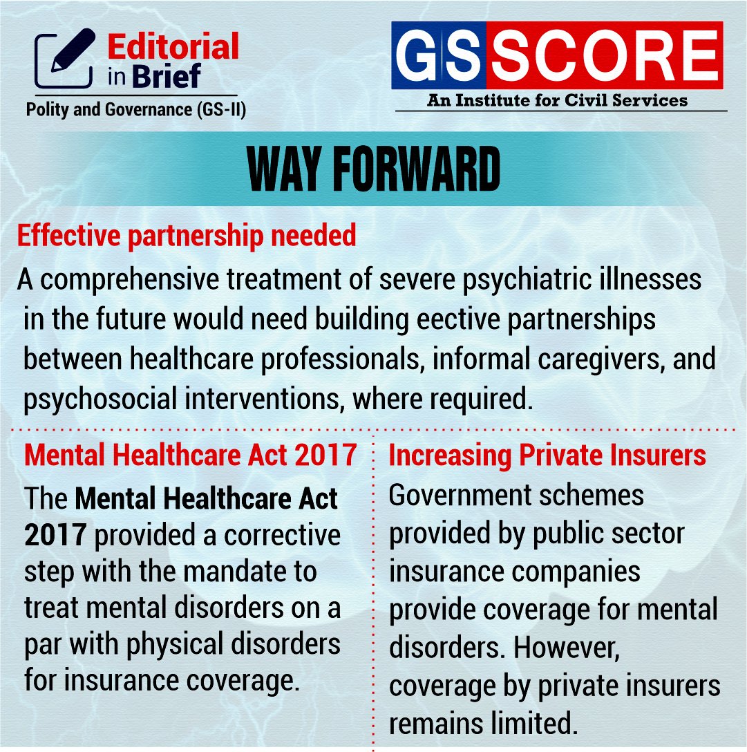 𝐄𝐝𝐢𝐭𝐨𝐫𝐢𝐚𝐥 𝐢𝐧 𝐁𝐫𝐢𝐞𝐟
𝐓𝐨𝐩𝐢𝐜– Spare a thought for psychiatric caregivers too
𝐒𝐮𝐛𝐣𝐞𝐜𝐭 -Polity and Governance (GS-II)

#Editorial #SpareAThought #PsychiatricCaregivers #MentalHealthCaregivers #CaregiverSupport #UPSCStudyMaterial #ias #upsc #IASSCORE #GSSCORE