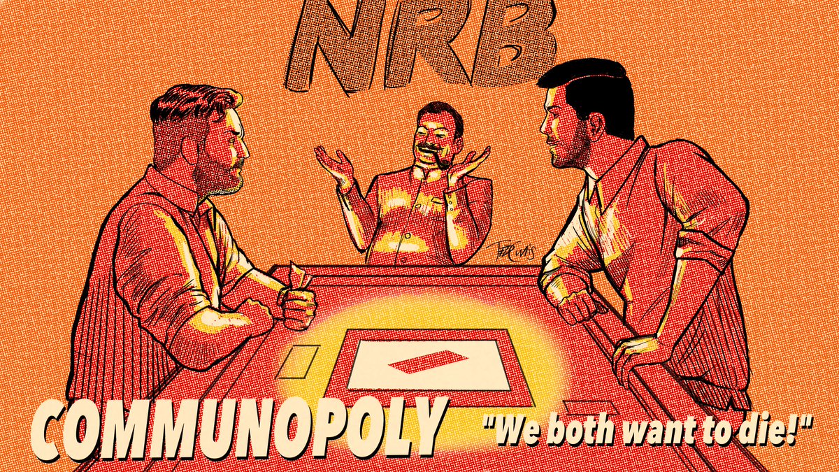 TedCurtisArt's tweet photo. A tribute to these awesome folks who somehow made Monopoly even worse @NoRollsBarred_ @AdamTheBlampied @domjallen @sullivanbeau https://t.co/7KAV8cDztO