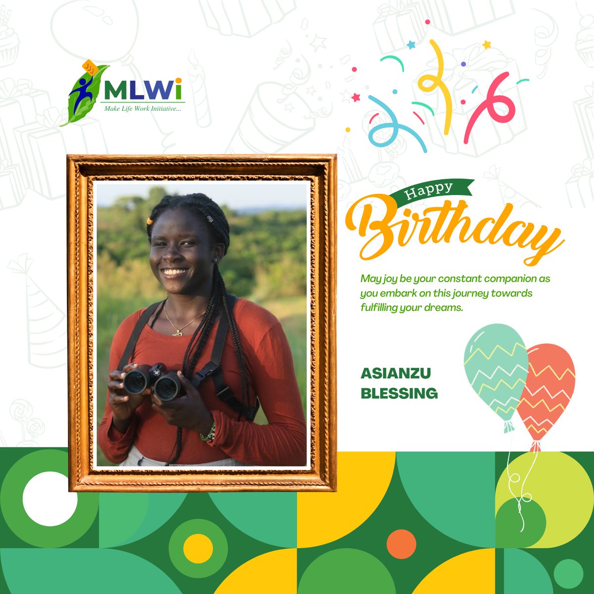 MLWiOfficial's tweet photo. Happy birthday 🎈🎉🎊Asianzu Blessing 🥳

May joy be your constant companion as you embark on this journey towards your dreams✨

#birthday
#BirthdayWishes
#balloons
#AnotherYearOfLife
#Gratitude #happybirthday #happiness #love #merry #CheersToAnotherYear https://t.co/YIlbH2ZQuX