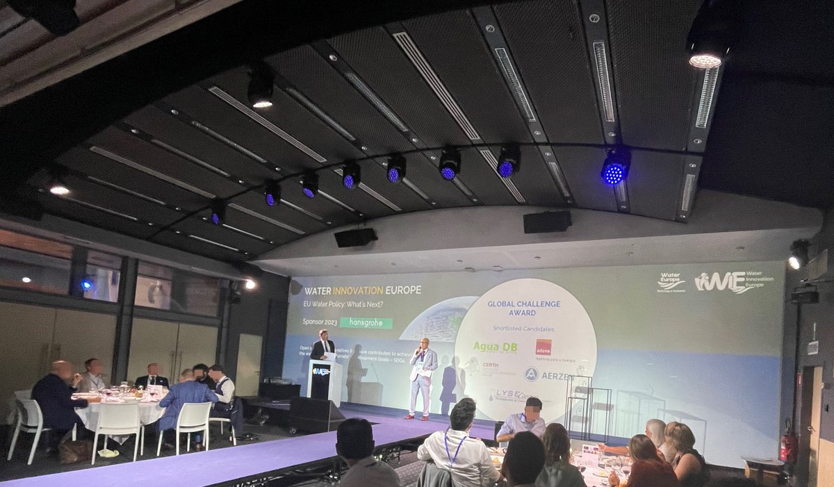 ✅#CERTH, representing and presenting the achievements of #WQeMS project, was recently shortlisted and nominated candidate for the Water Europe Innovations Awards 2023!  

For more information please visit: wqems.eu watereurope.eu/events/water-i…

#WaterInnovation2023