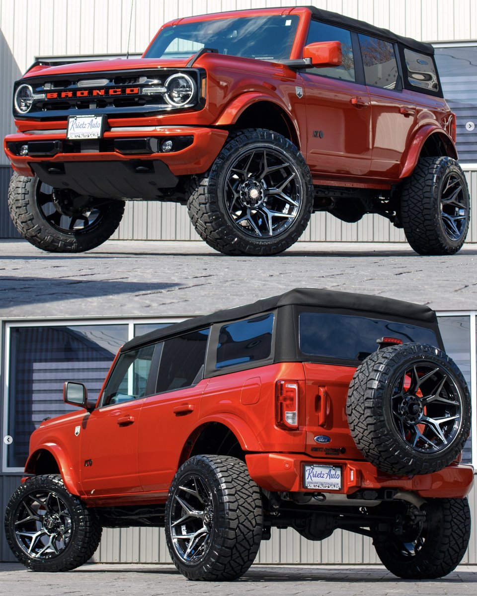 New Bronco build by @krietzcustoms 
2022 Ford Bronco
22x12 4Play 4P06 Wheels
6' RC Suspension Lift
35x12.5x22 Nitto RidgeGrapplers

#bronco   #fordbronco #liftedbronco #4playwheels #4p06 #krietzcustoms   #22inchwheels