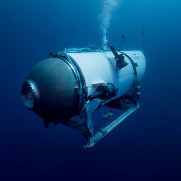 Jesse Meester on Twitter "Titanic sub (submarine) has run out of