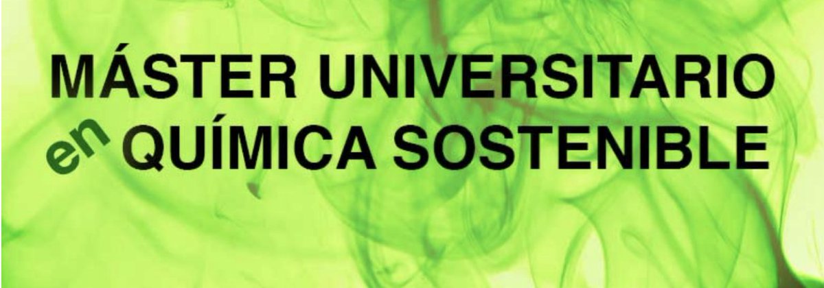 ITQ (UPV-CSIC) (@itq_upvcsic) on Twitter photo Abierto el periodo de matrícula para el Máster Universitario en Química Sostenible
Las personas interesadas podrán inscribirse hasta el 30 de junio de 2023.
<a href="/ITQ_UPVCSIC/">ITQ (UPV-CSIC)</a> <a href="/UPV/">Universitat Politècnica de València</a>
Toda la información disponible en el enlace
itq.upv-csic.es/?p=26218 Abierto el periodo de matrícula para el Máster Universitario en Química Sostenible
Las personas interesadas podrán inscribirse hasta el 30 de junio de 2023.
<a href="/ITQ_UPVCSIC/">ITQ (UPV-CSIC)</a> <a href="/UPV/">Universitat Politècnica de València</a>
Toda la información disponible en el enlace
itq.upv-csic.es/?p=26218