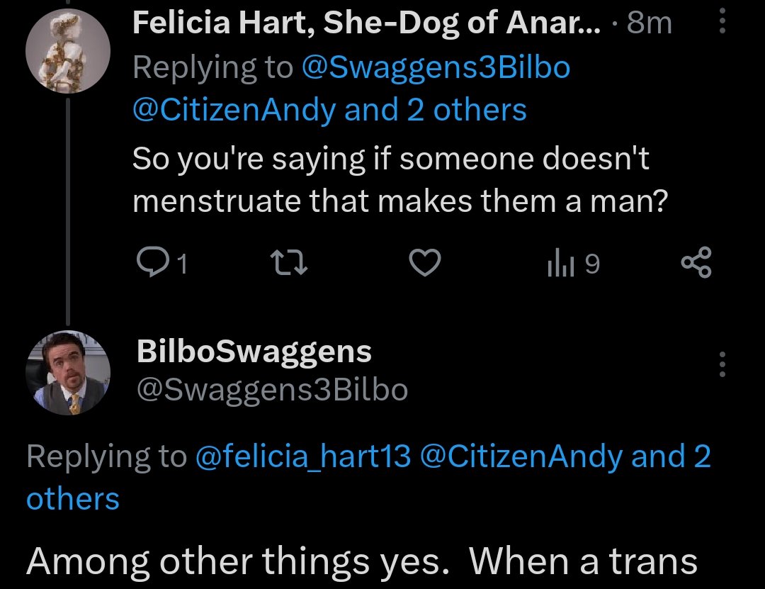 Infants? All men. Pregnant people? Men. Had a hysterectomy? Man. Hormonal birth control? Man. Post-menopausal? Man. Low body fat athletes? Definitely men. Women=menstruation. Sorry to all the people who thought they were women who have now been informed they're men.